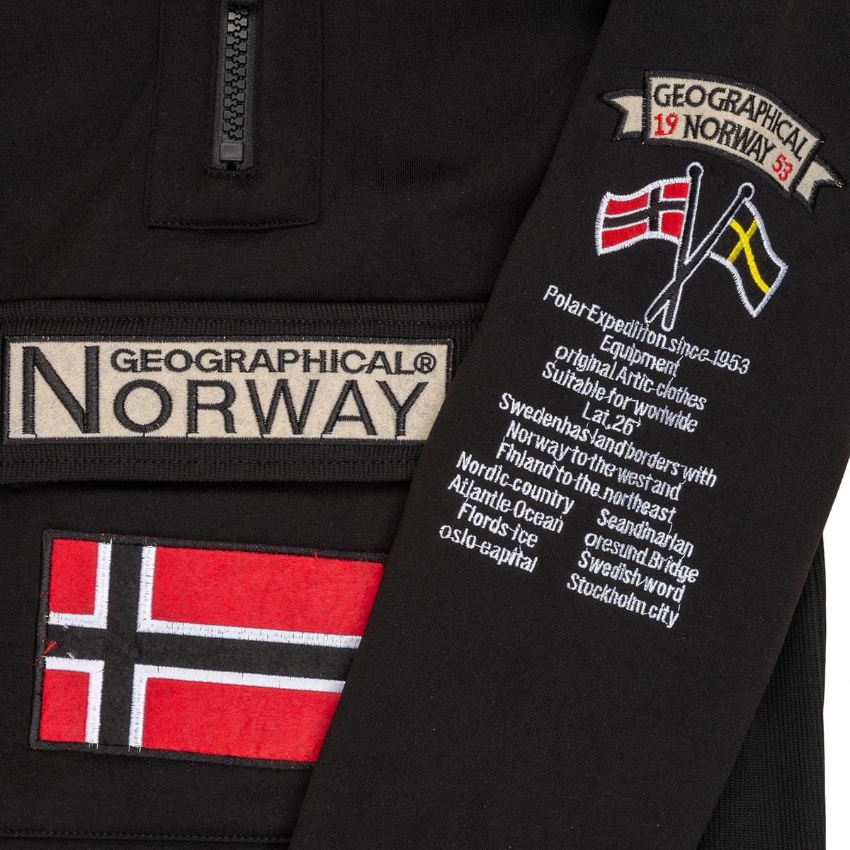 Geographical Norway Noir GYMCLASS KwmvS89H
