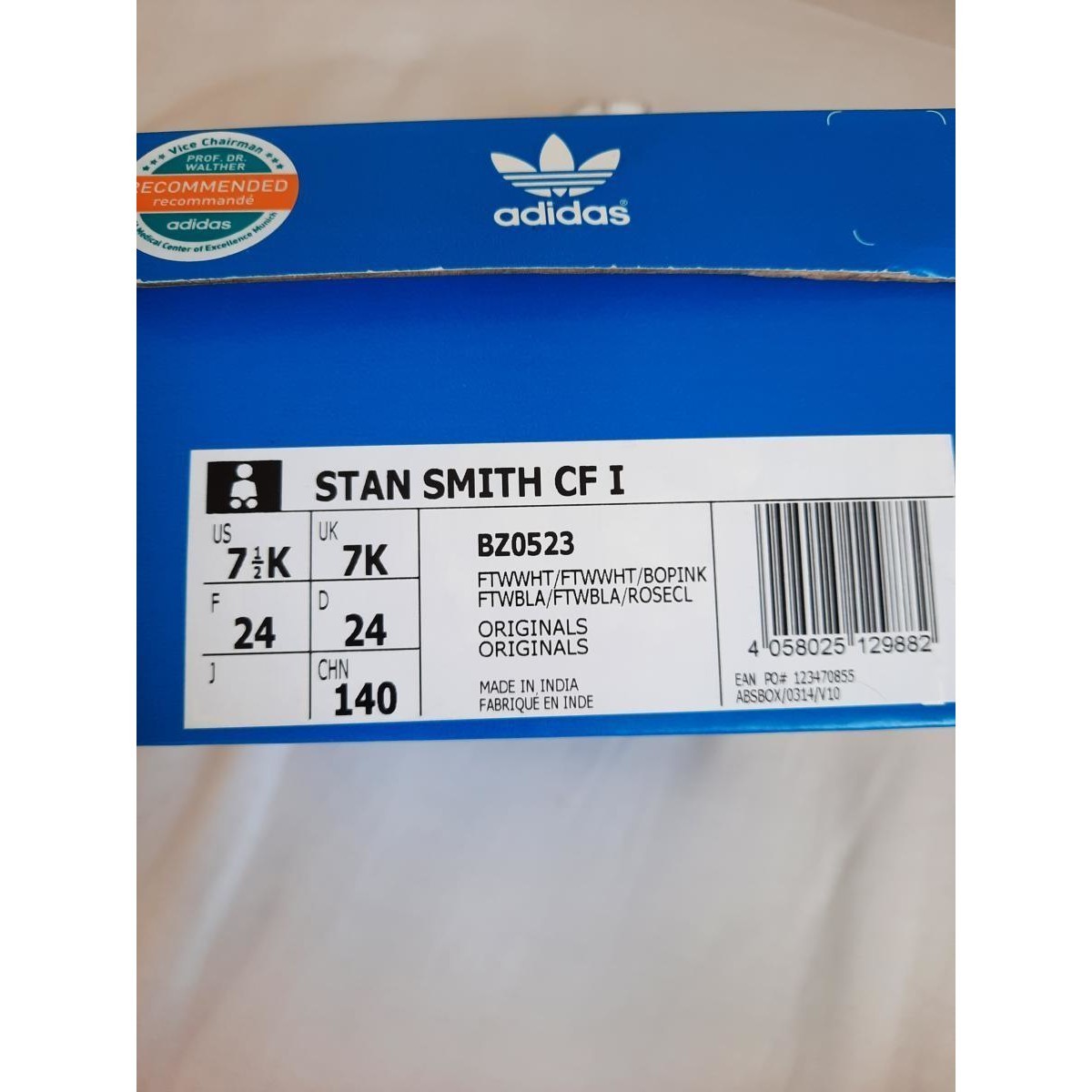 adidas Originals Blanc Basket adidas stan Smith 24 qal3WMqx