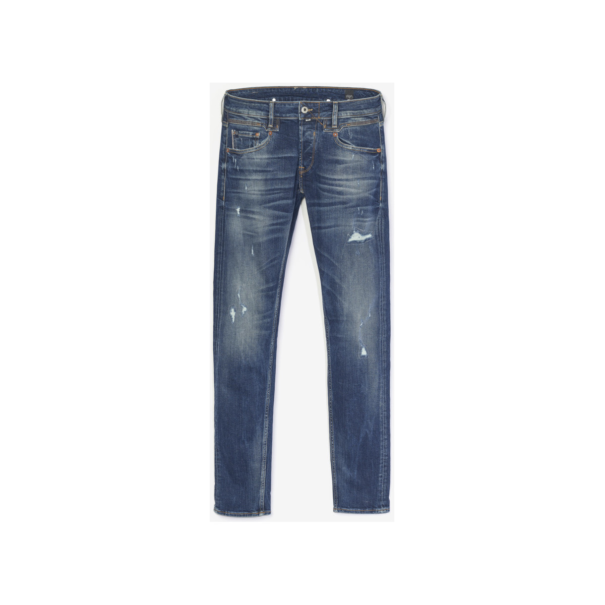 Le Temps des Cerises Bleu Trial 700/11 adjusted jeans destroy bleu ImU3Dm4r