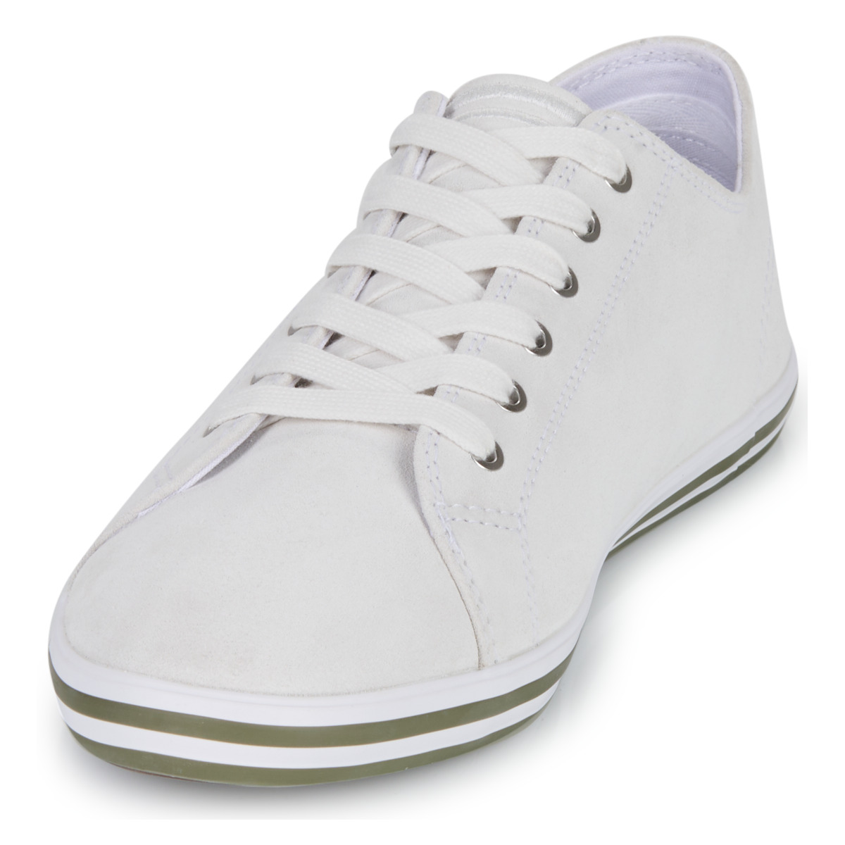 Fred Perry Blanc / Vert KINGSTON SUEDE i6ETAUw3