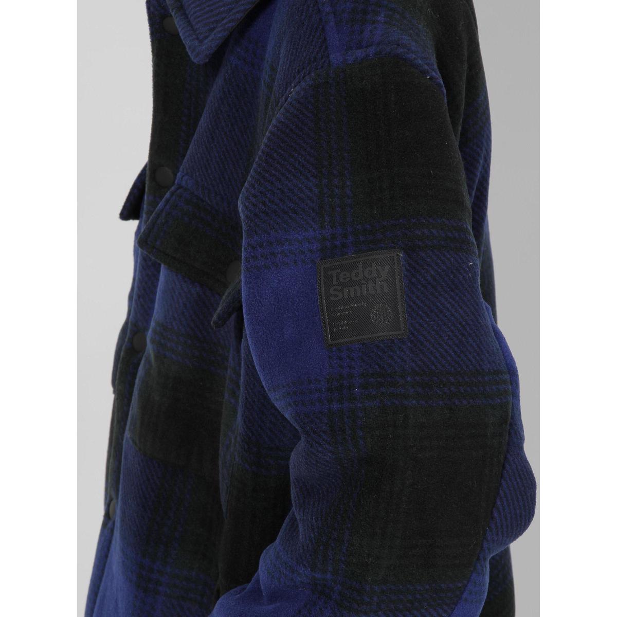 Teddy Smith Bleu Ron blue sherpa shirt jr oYX06yRs