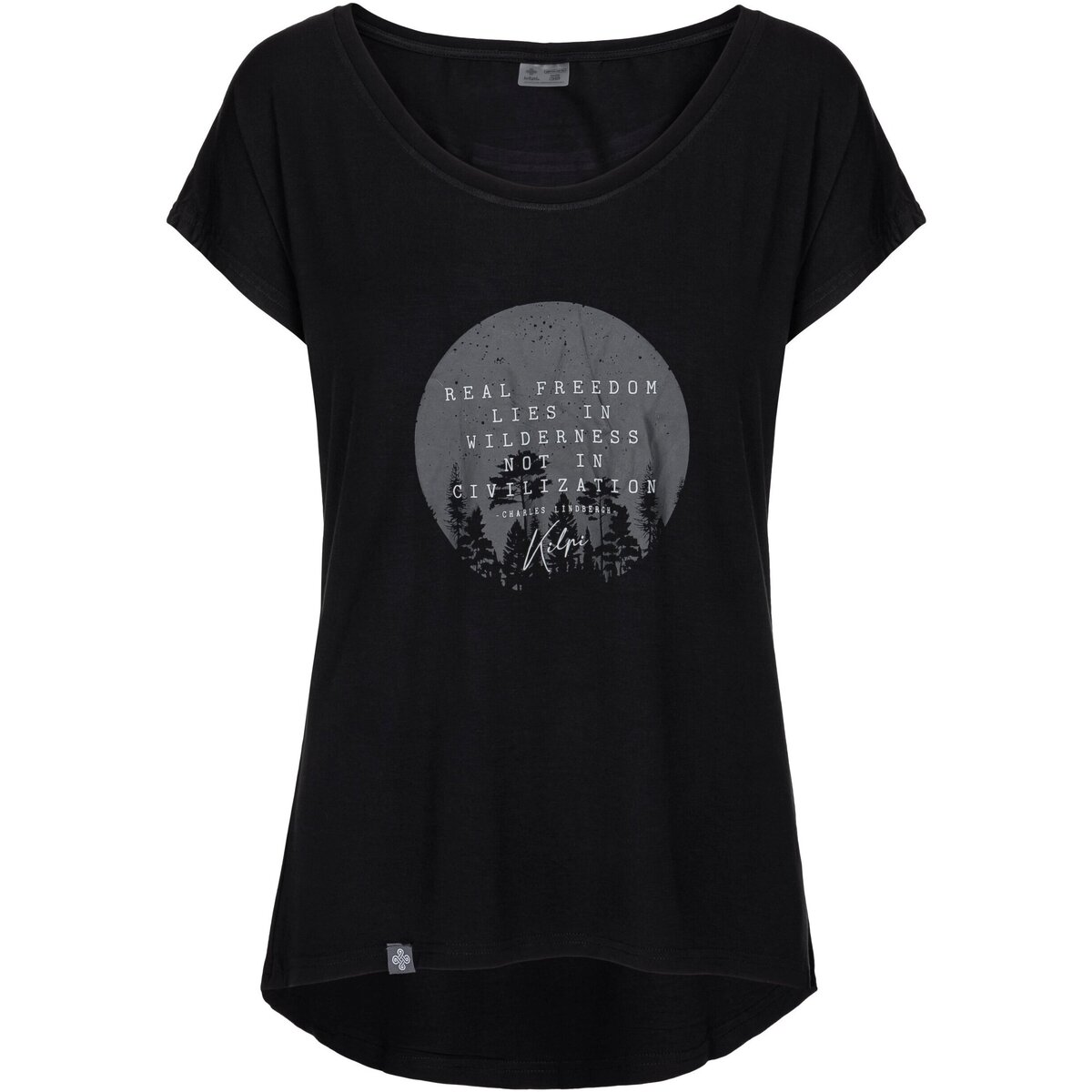 Kilpi Noir T-shirt coton femme ROISIN-W JwsmNvoN