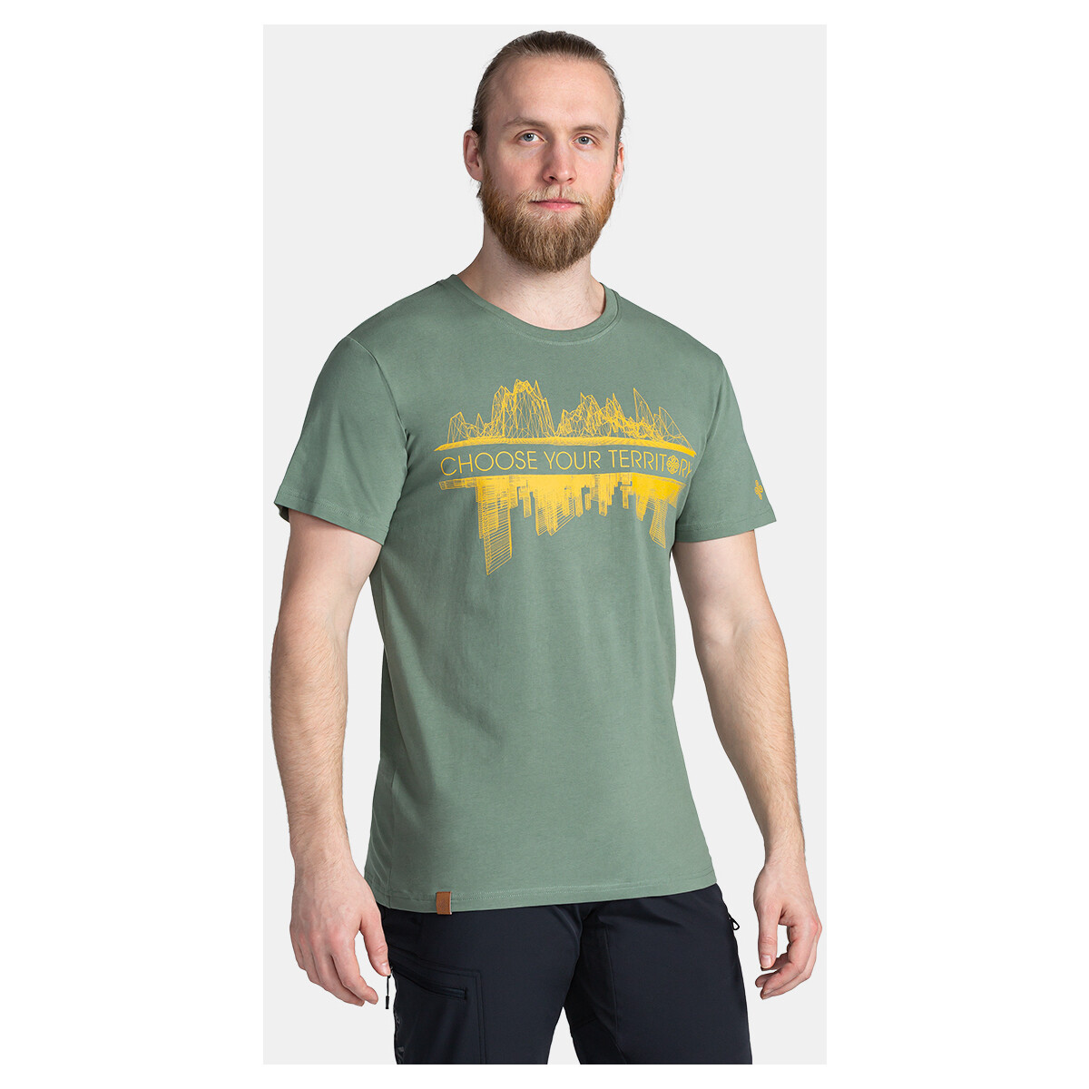 Kilpi Vert T-shirt en coton pour homme CHOOSE-M khXHERI