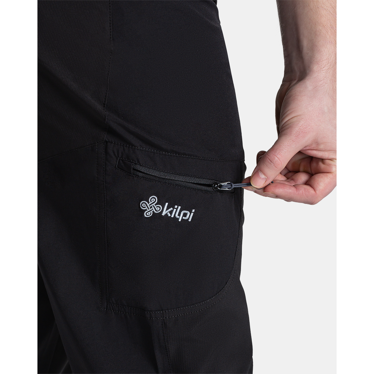 Kilpi Noir Pantalon 3/4 outdoor pour homme OTARA-M GIp46flt