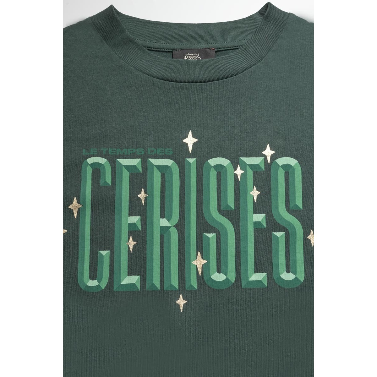 Le Temps des Cerises Vert T-shirt priahgi vert bouteille GOt73v2q