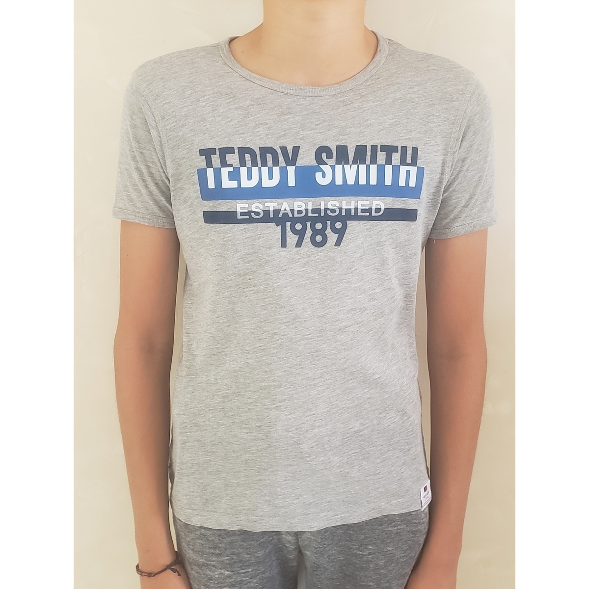 Teddy Smith Gris Teddy Smith T.Shirt manches courtes 12 ans Q7eUWbxQ
