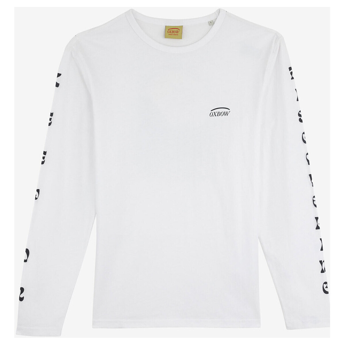 Oxbow Blanc Tee-shirt manches longues imprimé P2TILMAR 