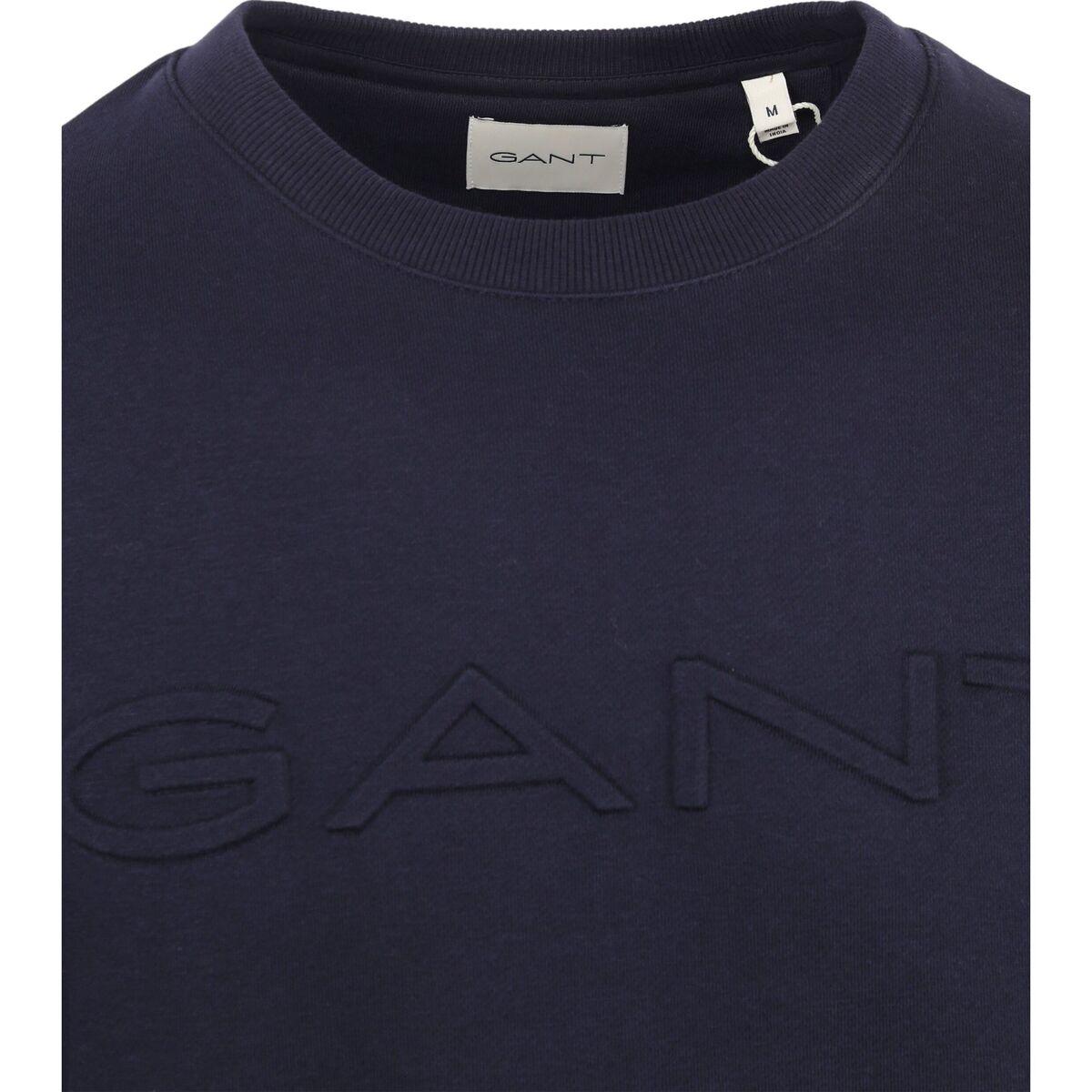 Gant Bleu Pullover Embossed Logo Navy nfDrYXSg