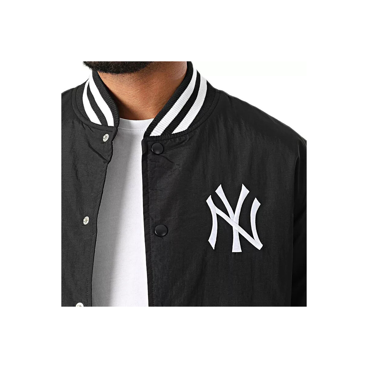 New-Era Noir New York Yankees Team Logo Bomber IBjJM4D5