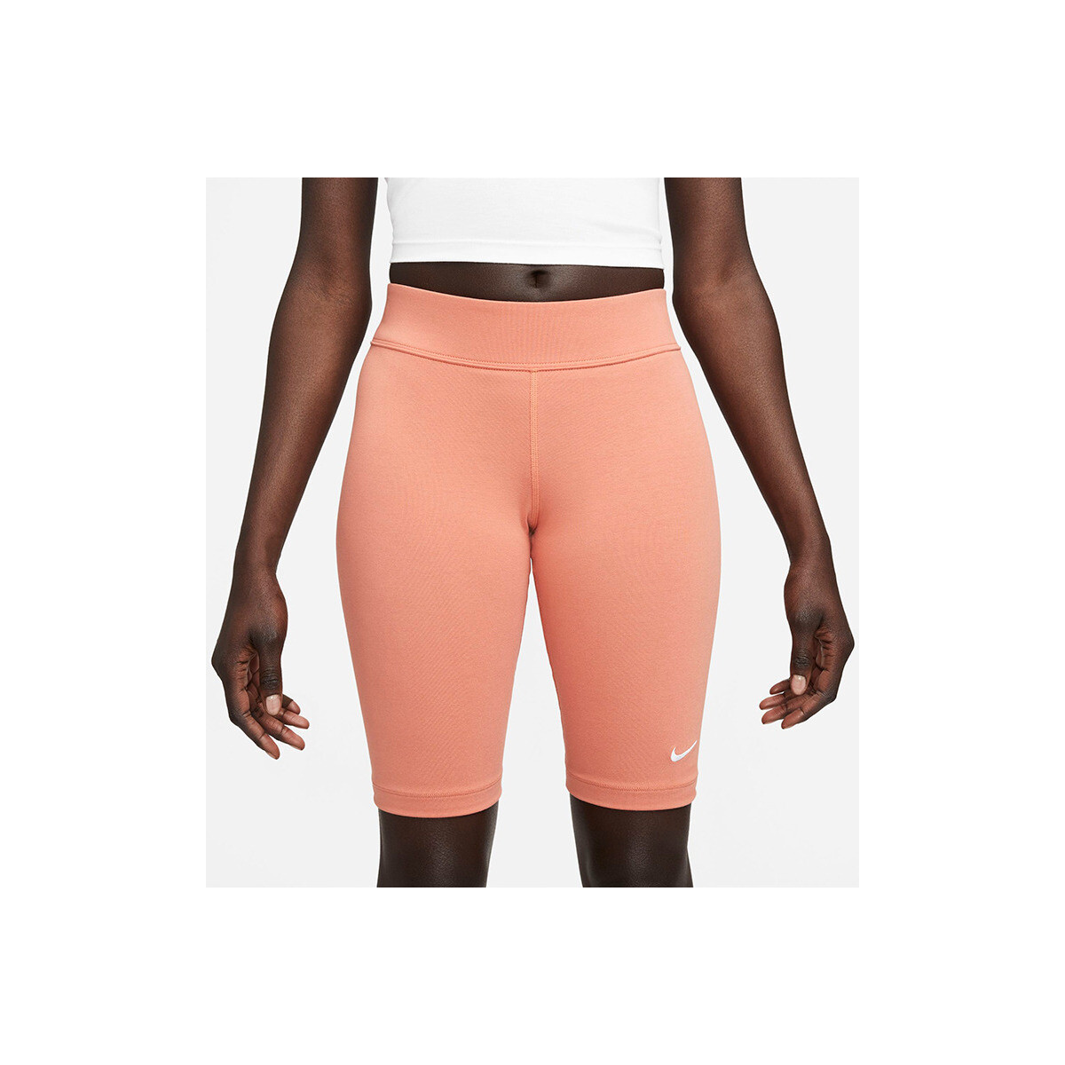 Nike Orange Short Cycliste Femme Essential / Orange Gh4