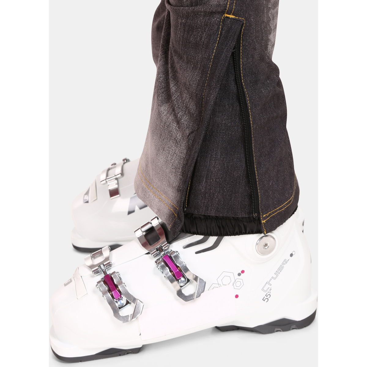 Kilpi Noir Pantalon de ski en softshell pour femme JEANSO-W goOZgL4w