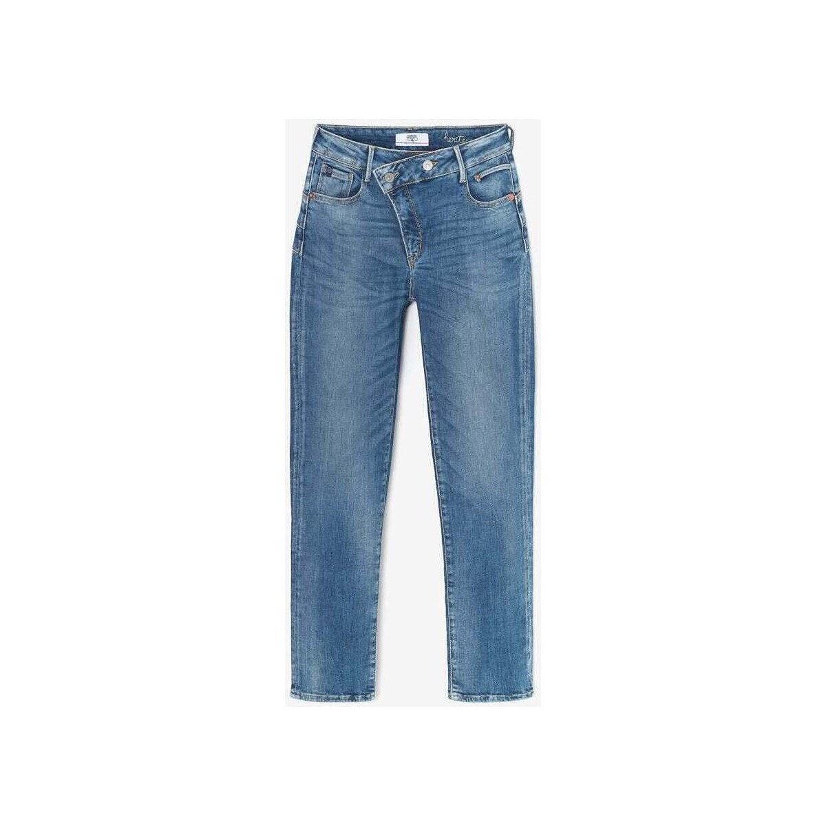Le Temps des Cerises Bleu Zep pulp regular taille haute 7/8ème jeans bleu HNKKrMVA
