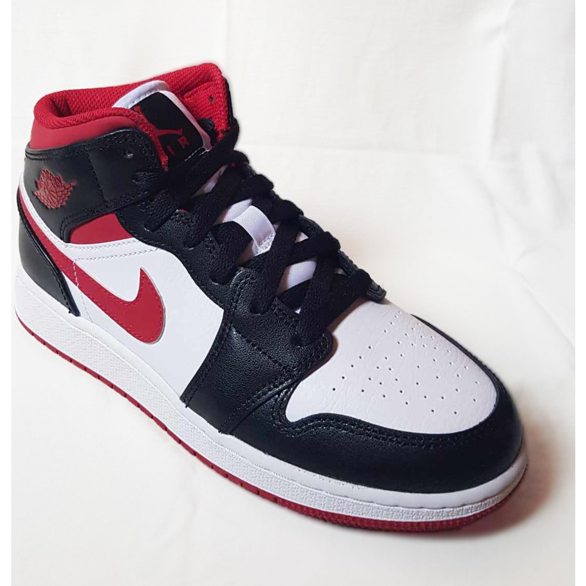 Nike Rouge Jordan 1 Mid Gym Red Black White (GS) - DJ4695-122 - Taille : 36 lhSRqCFJ