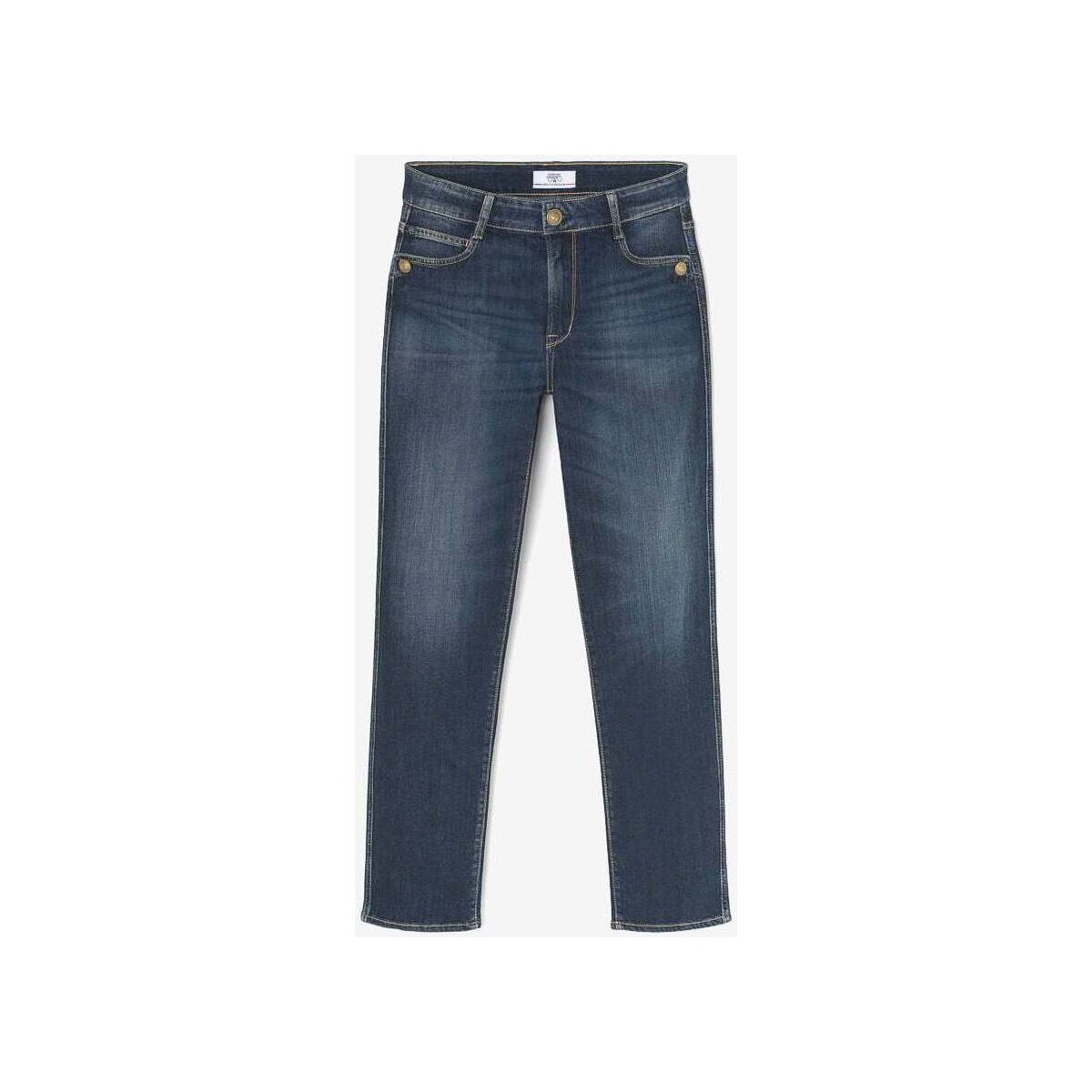 Le Temps des Cerises Bleu Villard 400/18 mom taille haute 7/8ème jeans bleu HbAifmOq